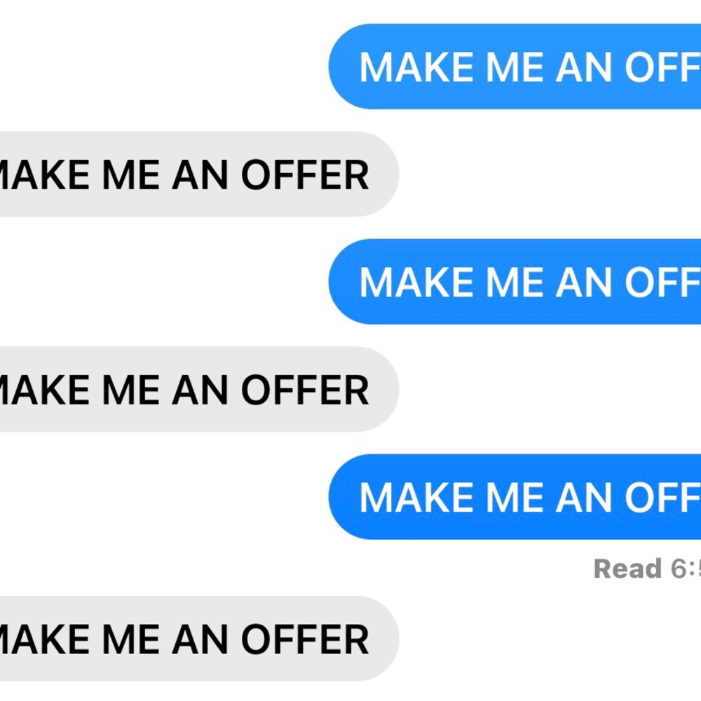 MAKE ME AN OFFER